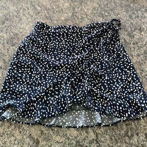 J Crew Mercantile faux wrap skirt M